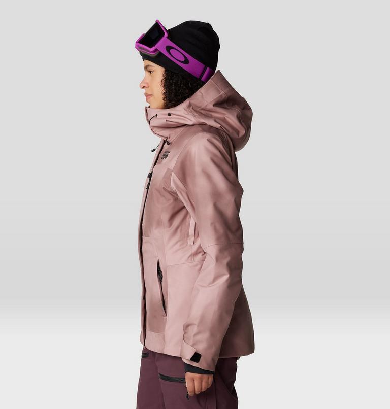 Women's Powder Maven Jacket, Color: Smoky Quartz Vapors Print, image 3