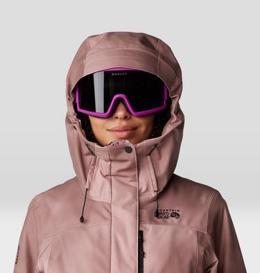 Women's Powder Maven Jacket, Color: Smoky Quartz Vapors Print, image 12