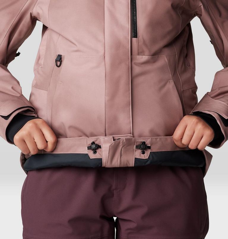 Women's Powder Maven Jacket, Color: Smoky Quartz Vapors Print, image 9
