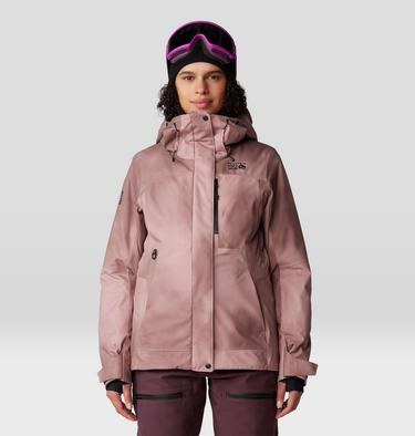 Women's Powder Maven Jacket, Color: Smoky Quartz Vapors Print, image 9