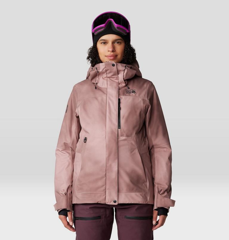 Women's Powder Maven Jacket, Color: Smoky Quartz Vapors Print, image 1