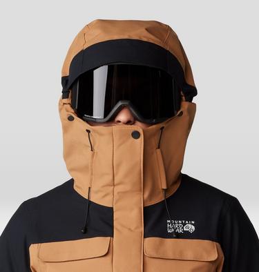 Women's Powder Maven Parka, Color: Copper Clay, Black, image 8
