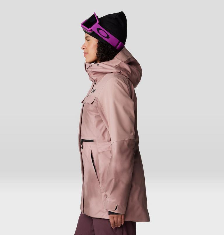 Women's Powder Maven Parka, Color: Smoky Quartz, Smoky Quartz Print, image 3