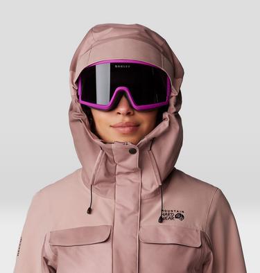 Women's Powder Maven Parka, Color: Smoky Quartz, Smoky Quartz Print, image 4