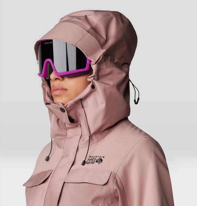 Women's Powder Maven Parka, Color: Smoky Quartz, Smoky Quartz Print, image 5