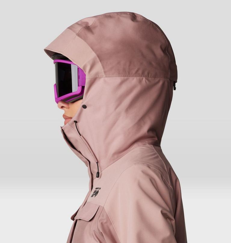 Women's Powder Maven Parka, Color: Smoky Quartz, Smoky Quartz Print, image 7
