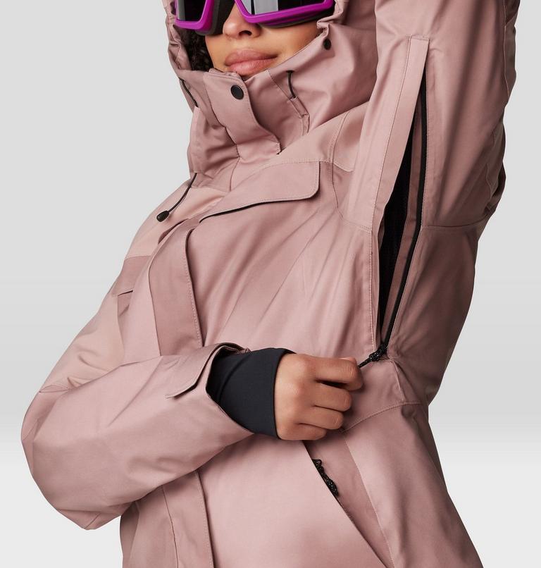 Women's Powder Maven Parka, Color: Smoky Quartz, Smoky Quartz Print, image 8
