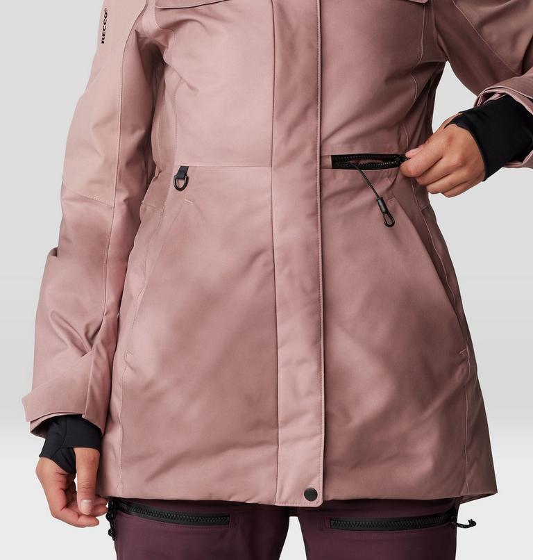 Women's Powder Maven Parka, Color: Smoky Quartz, Smoky Quartz Print, image 10