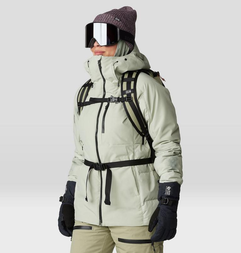 Women's Powder Maven Down Jacket, Color: White Sage, image 13