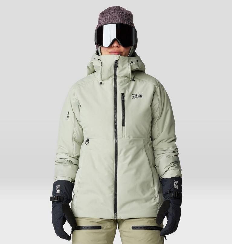 Women's Powder Maven Down Jacket, Color: White Sage, image 14