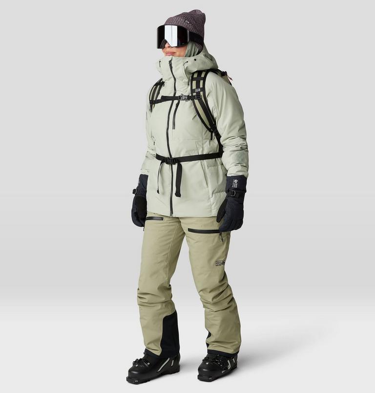 Women's Powder Maven Down Jacket, Color: White Sage, image 15