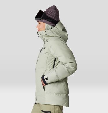 Women's Powder Maven Down Jacket, Color: White Sage, image 7
