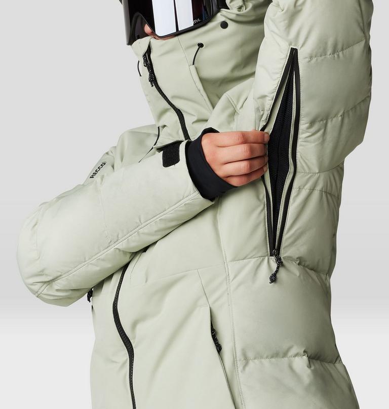 Women's Powder Maven Down Jacket, Color: White Sage, image 8