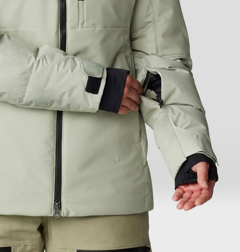 Women's Powder Maven Down Jacket, Color: White Sage, image 11