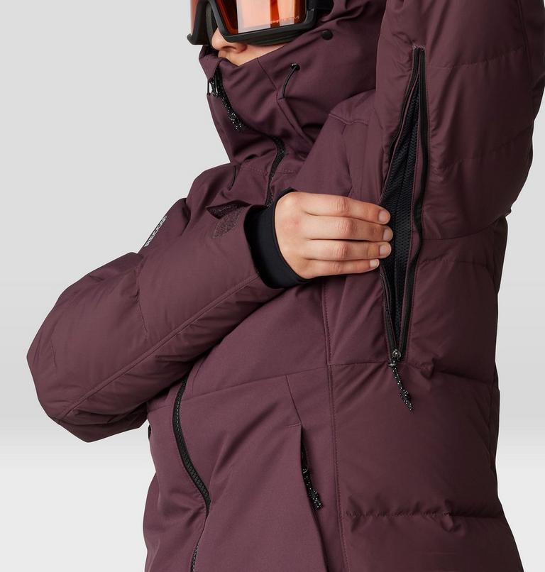 Women's Powder Maven Down Jacket, Color: Blackberry, image 8