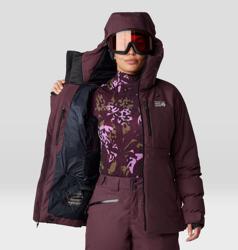 Women's Powder Maven Down Jacket, Color: Blackberry, image 9