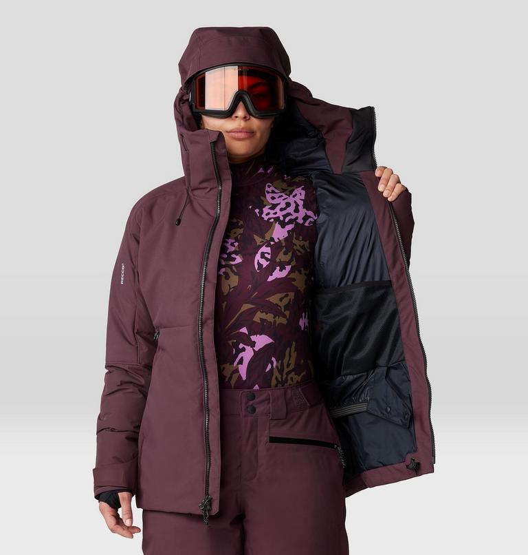 Women's Powder Maven Down Jacket, Color: Blackberry, image 10