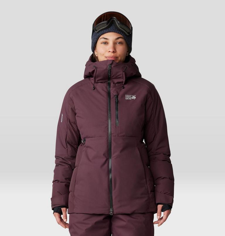Women's Powder Maven Down Jacket, Color: Blackberry, image 1