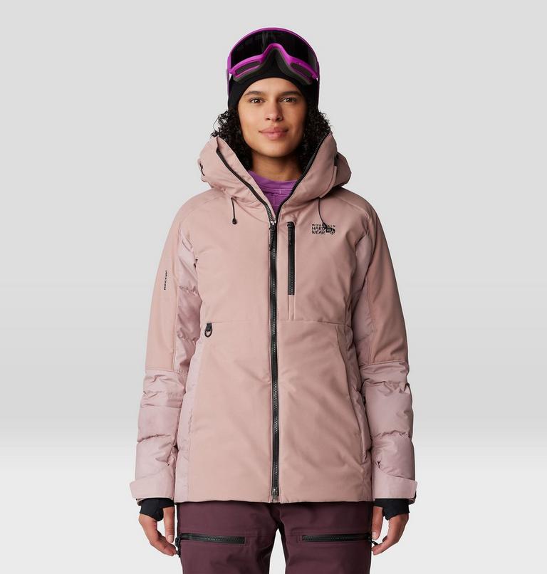 Women's Powder Maven Down Jacket, Color: Smoky Quartz, image 13
