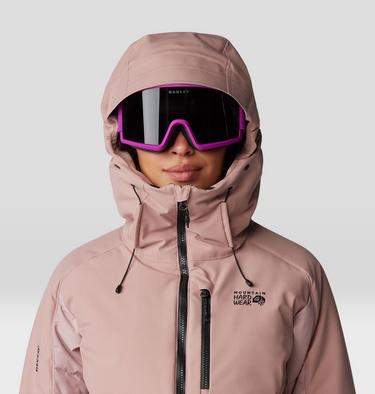 Women's Powder Maven Down Jacket, Color: Smoky Quartz, image 12