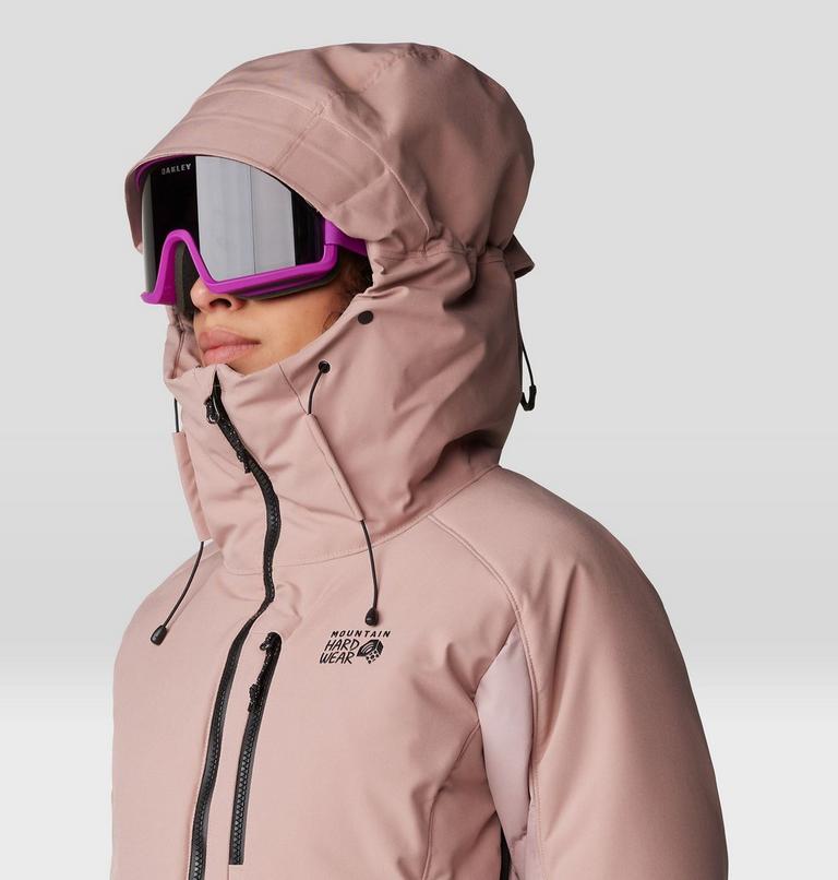 Women's Powder Maven Down Jacket, Color: Smoky Quartz, image 5