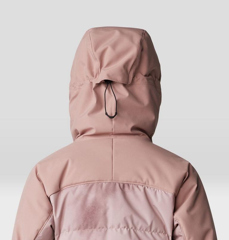 Women's Powder Maven Down Jacket, Color: Smoky Quartz, image 6