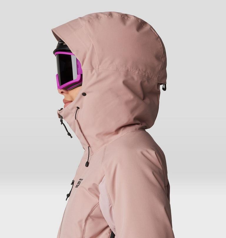 Women's Powder Maven Down Jacket, Color: Smoky Quartz, image 7