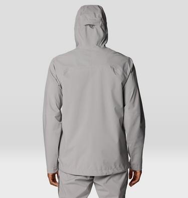 Men's Stretch Ozonic Rain Jacket, Color: Approaching Storm, image 11