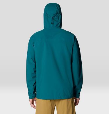 Men's Stretch Ozonic Rain Jacket, Color: Jack Pine, image 15