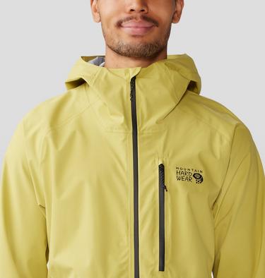 Men's Stretch Ozonic Jacket, Color: Bright Olive, image 4