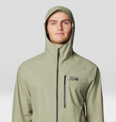 Men's Stretch Ozonic Jacket, Color: Mantis Green, image 8