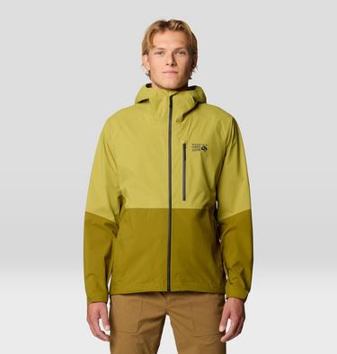 Men's Stretch Ozonic Jacket, Color: Vetiver, Moon Moss, image 9