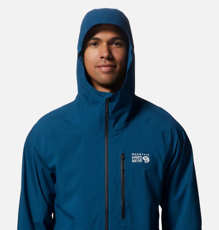 Men's Stretch Ozonic Jacket, Color: Dark Caspian, image 5