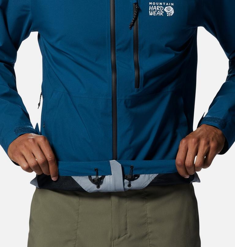 Men's Stretch Ozonic Jacket, Color: Dark Caspian, image 9