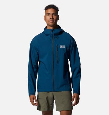 Men's Stretch Ozonic Jacket, Color: Dark Caspian, image 17
