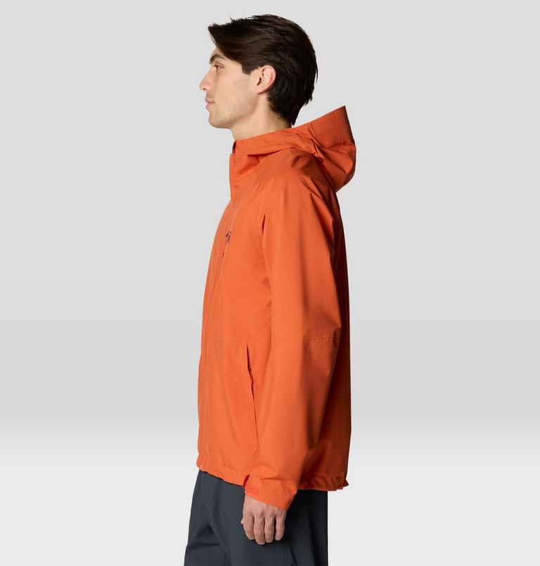 Men's Stretch Ozonic Rain Jacket, Color: Aspect, image 4