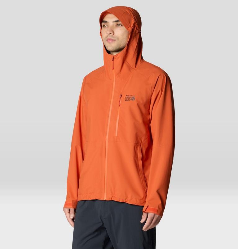 Men's Stretch Ozonic Rain Jacket, Color: Aspect, image 5