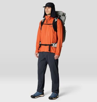 Men's Stretch Ozonic Rain Jacket, Color: Aspect, image 6