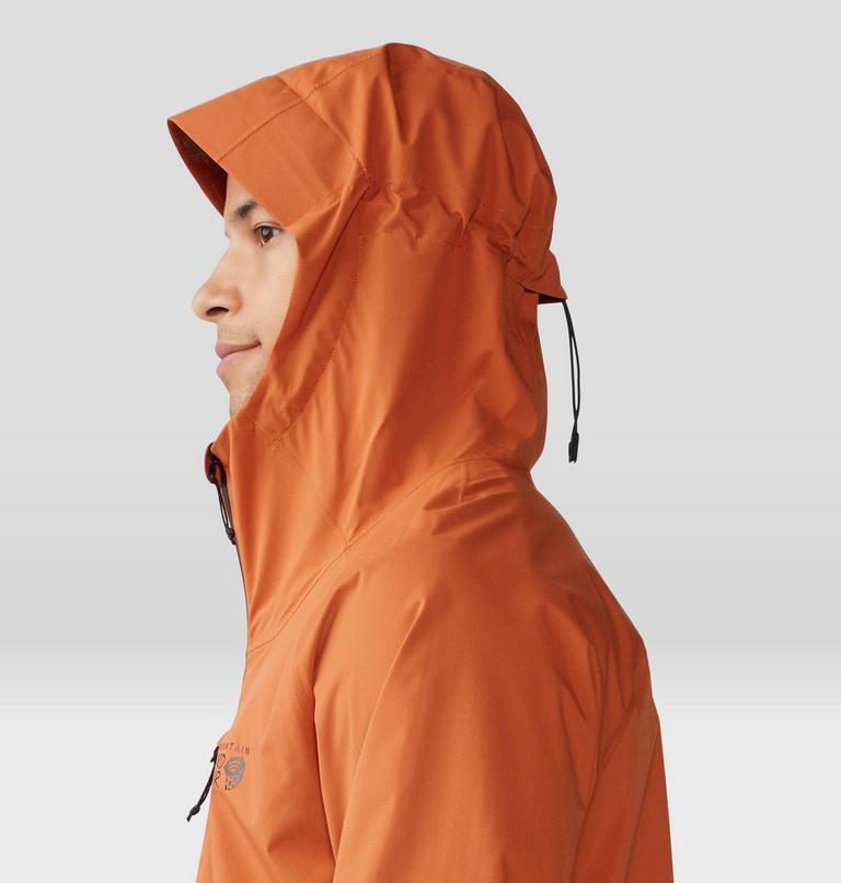 Men's Stretch Ozonic Jacket, Color: Raw Carnelian, image 6