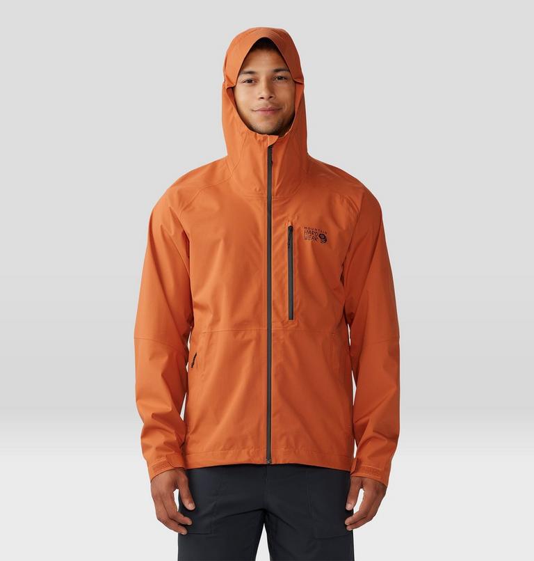 Men's Stretch Ozonic Jacket, Color: Raw Carnelian, image 11