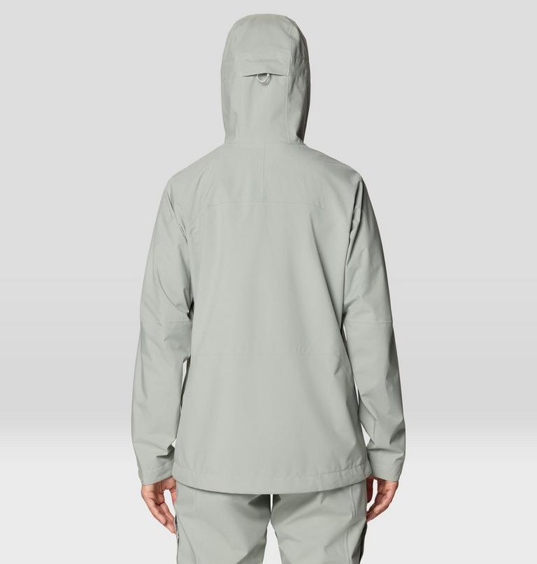 Women's Stretch Ozonic Rain Jacket, Color: Half Moon Grey, image 3