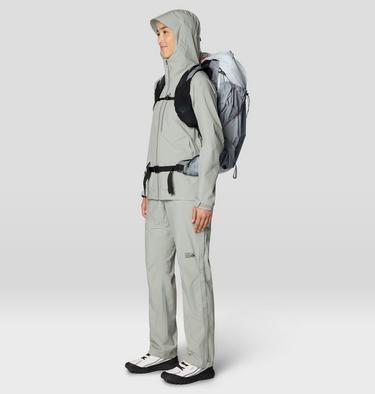 Women's Stretch Ozonic Rain Jacket, Color: Half Moon Grey, image 8