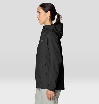 Women's Stretch Ozonic Rain Jacket, Color: Black, image 7