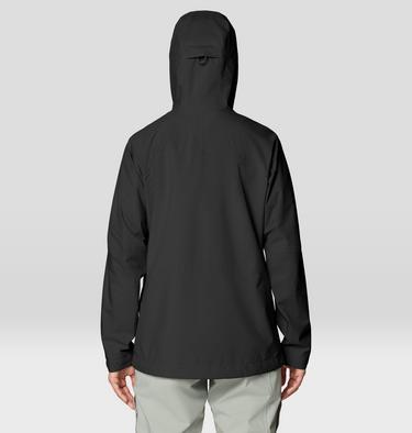 Women's Stretch Ozonic Rain Jacket, Color: Black, image 4