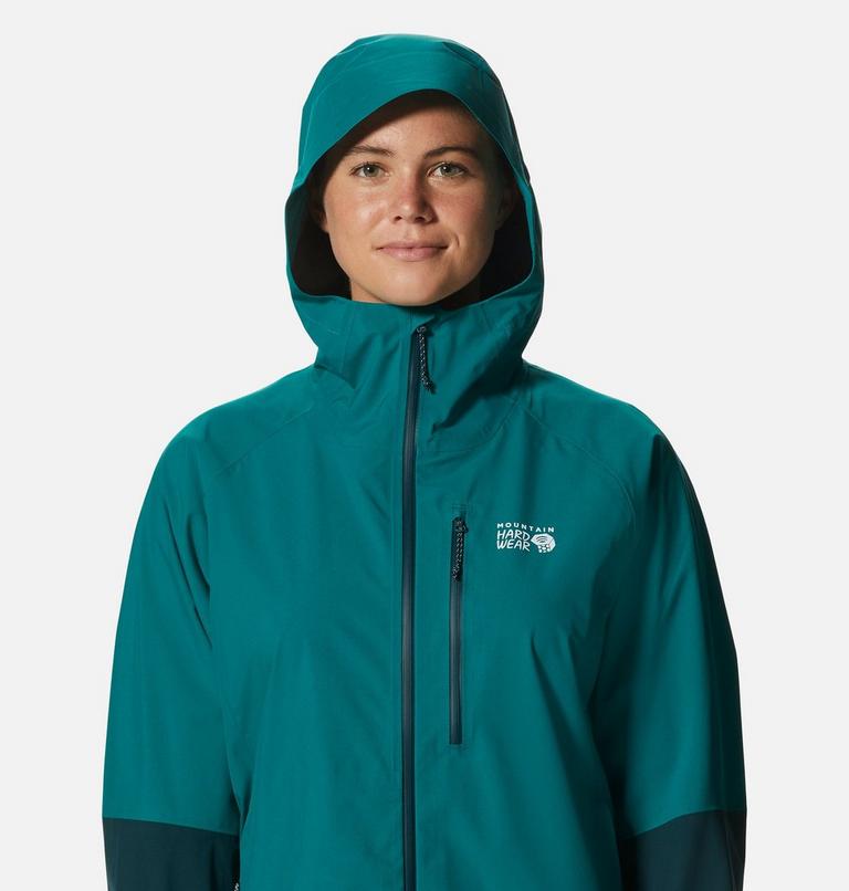 Women's Stretch Ozonic Jacket, Color: Botanic, Dark Marsh, image 5