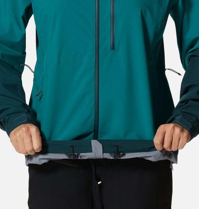 Women's Stretch Ozonic Jacket, Color: Botanic, Dark Marsh, image 9