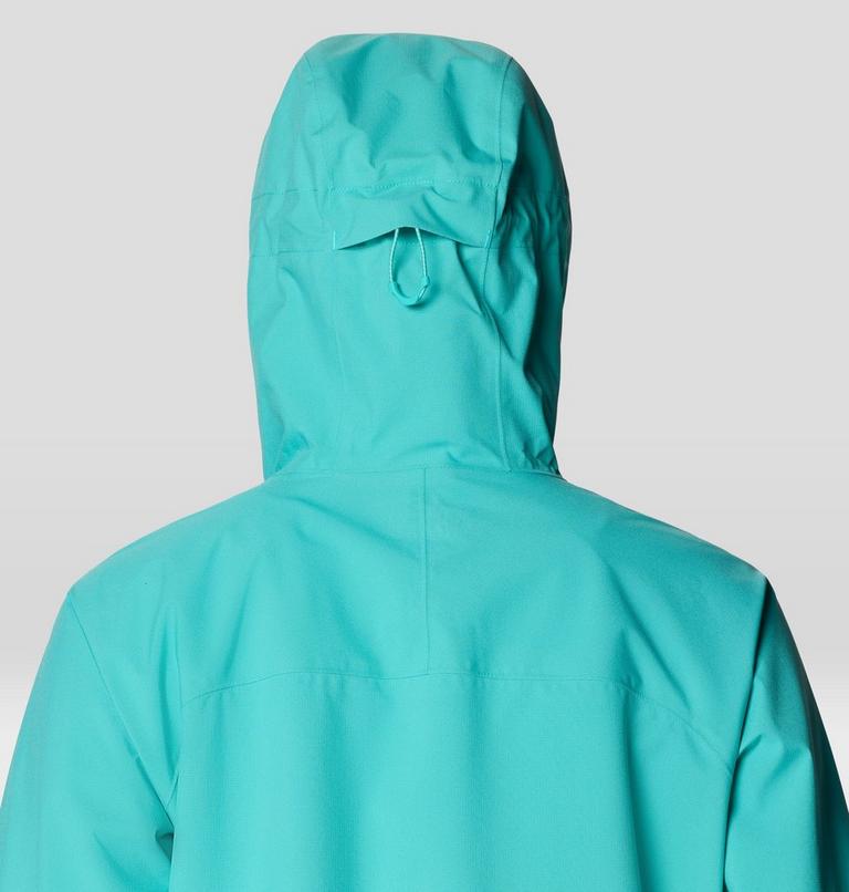 Women's Stretch Ozonic Rain Jacket, Color: Aqua Marina, image 8