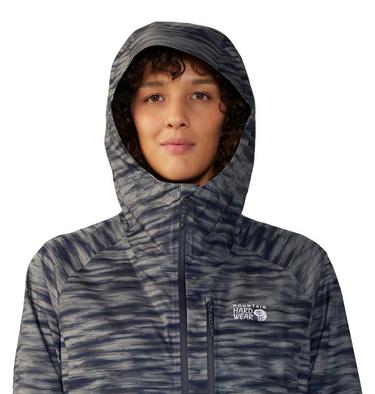 Manteau Stretch Ozonic, Color: Dark Zinc Frequency Print, image 4