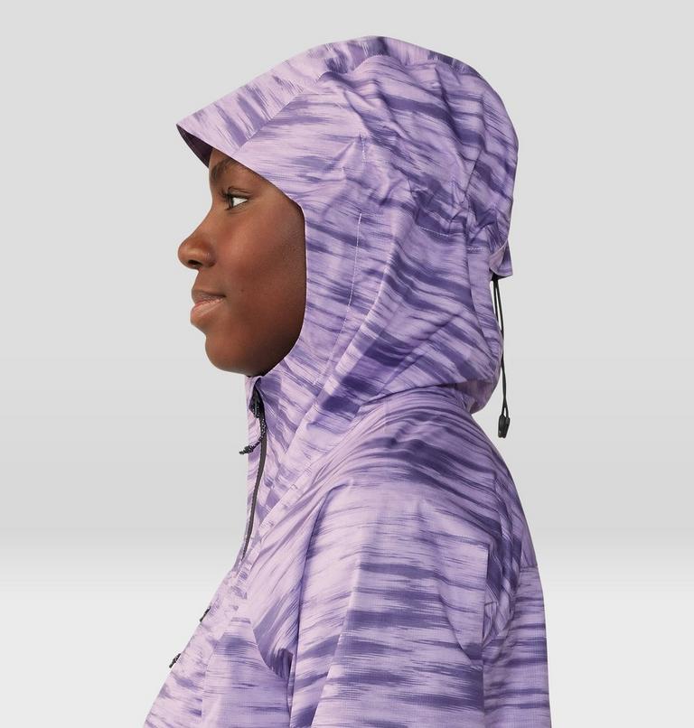 Women's Stretch Ozonic Jacket, Color: Wisteria Frequency Print, image 6