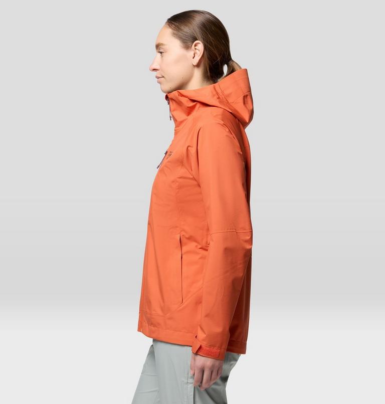 Women's Stretch Ozonic Rain Jacket, Color: Aspect, image 4